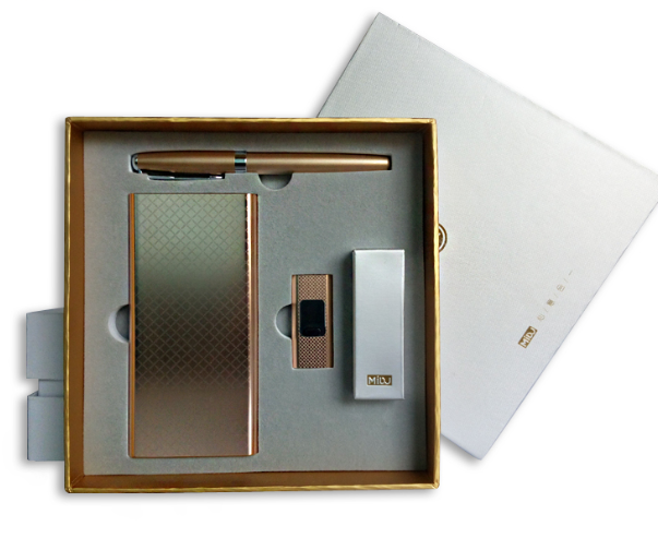 Подарочный набор (зарядное устройство, флешка, ручка) PN01