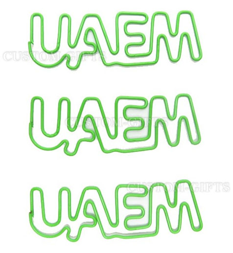 Скрепка с логотипом Цифры и Буквы (C020)