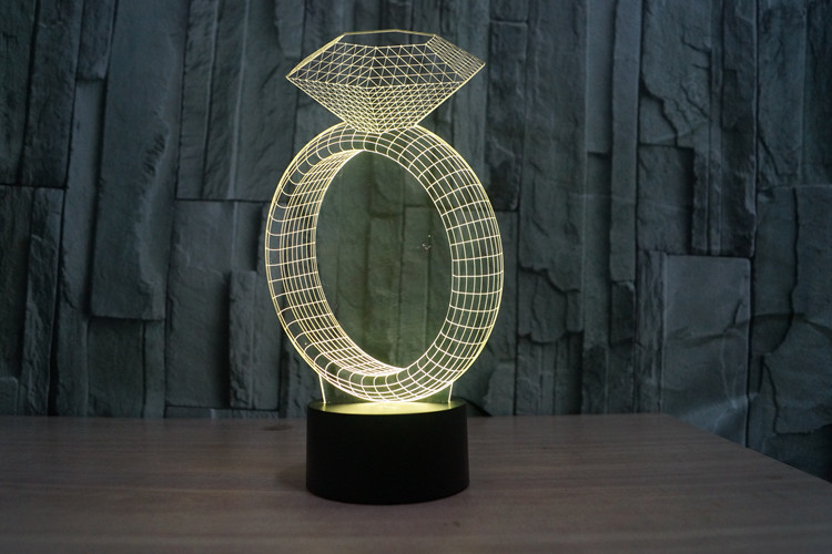 3д лампа 052