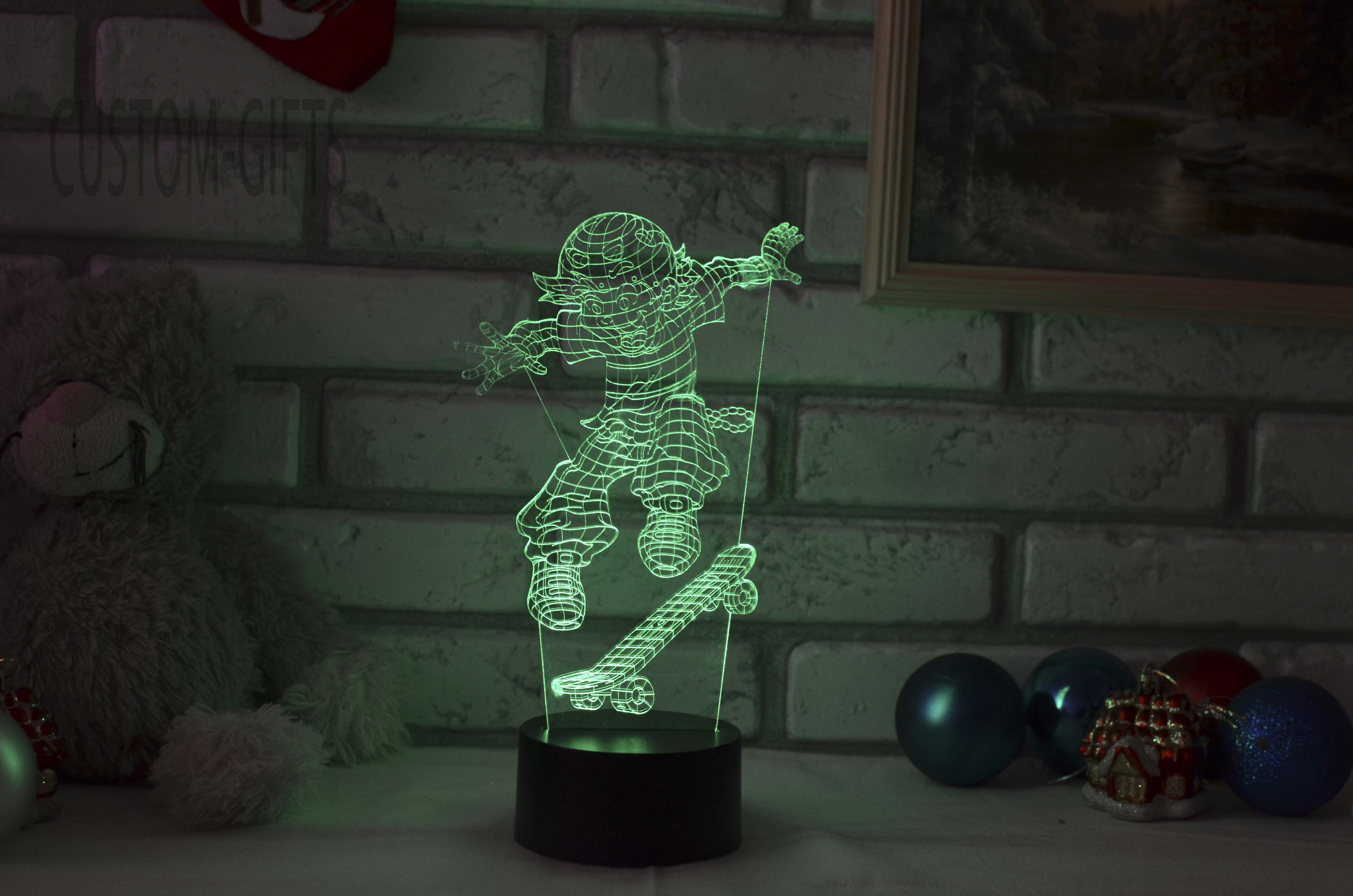 3Д Лампа по индивидуальному дизайна 014