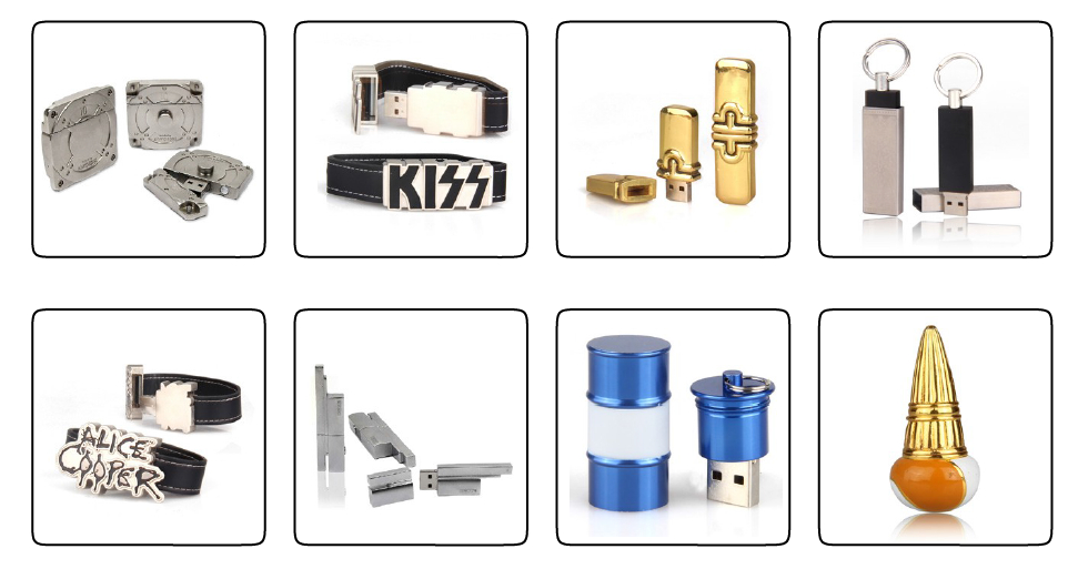 Флешка металл  по индивидуальному дизайну 7023