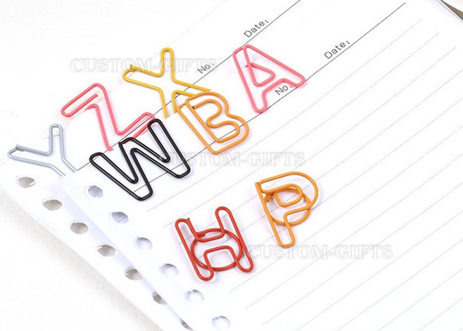 Скрепка с логотипом Цифры и Буквы (C016)