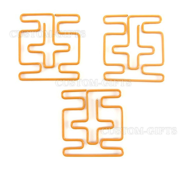 Скрепка с логотипом по Индивидуальному дизайну (S029)