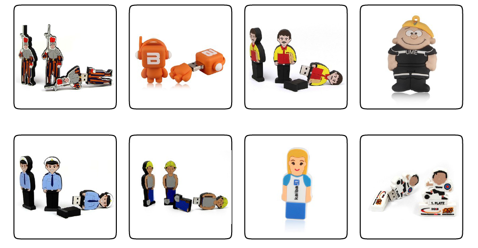 Флешка ПВХ (индивидуального дизайна)  8005