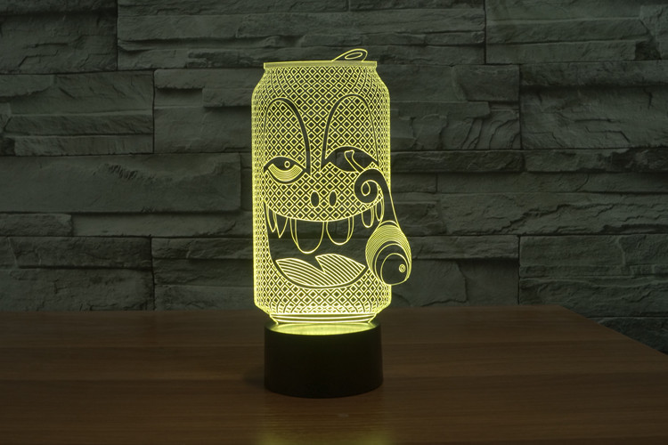 3д лампа 033