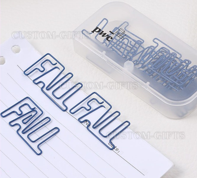 Скрепка с логотипом Цифры и Буквы (C018)