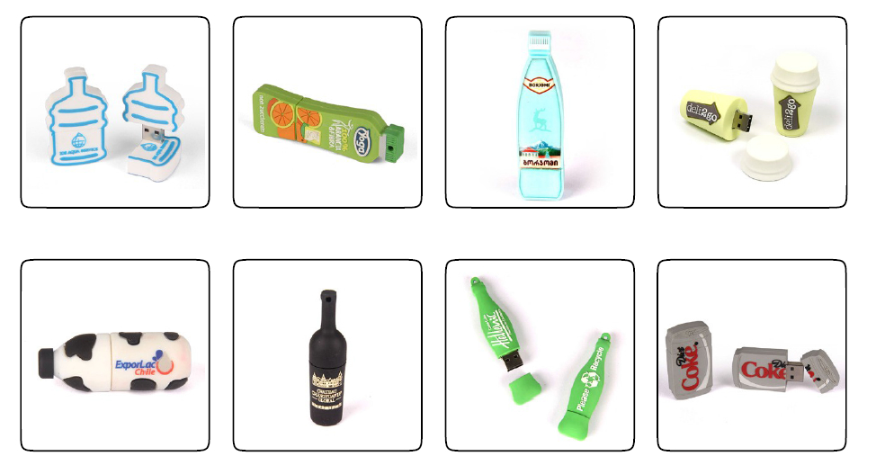 Флешка ПВХ  (индивидуального дизайна) 8007