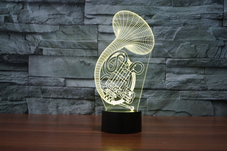 3д лампа 044
