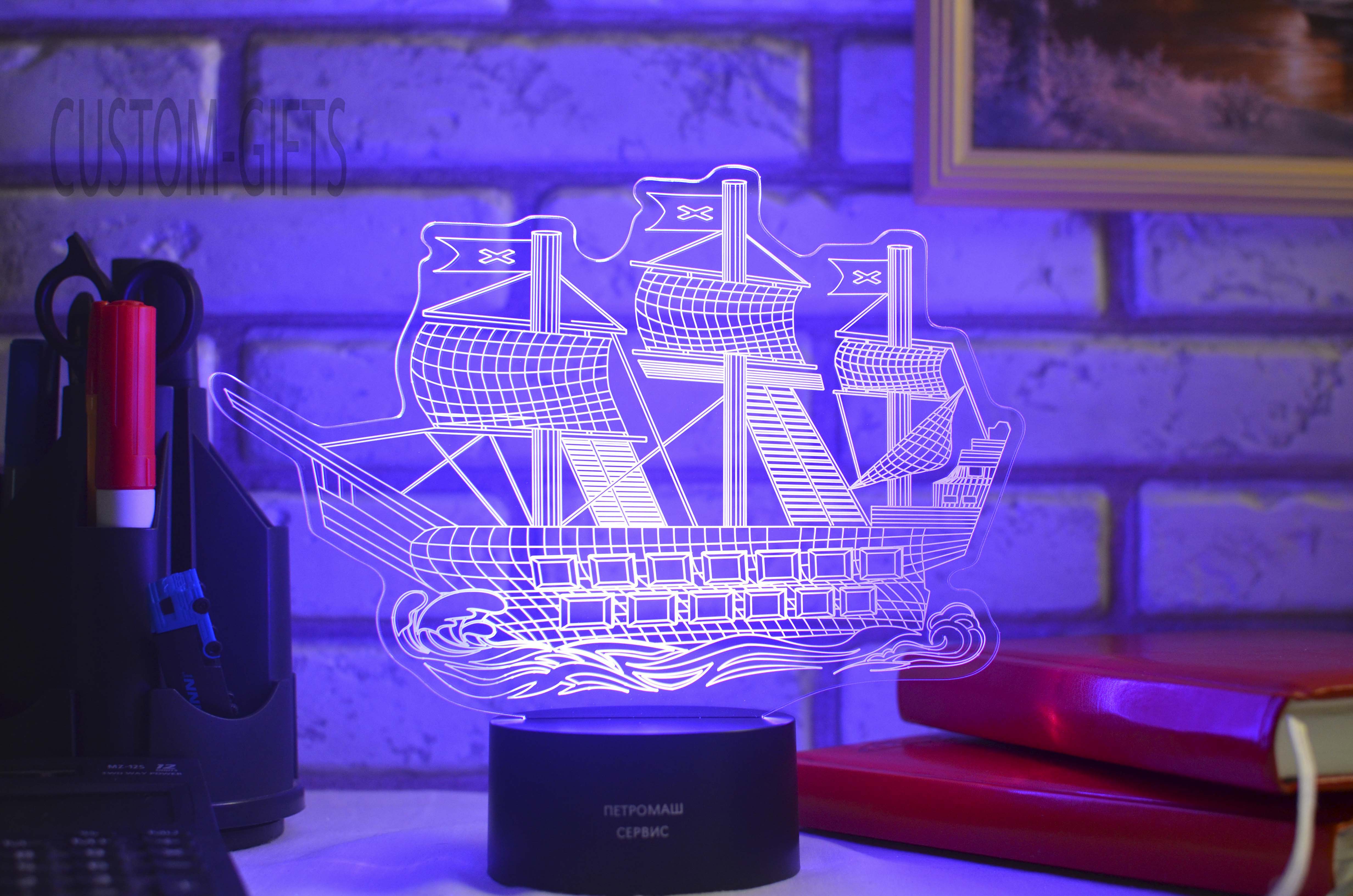 3Д Лампа по индивидуальному дизайна 016