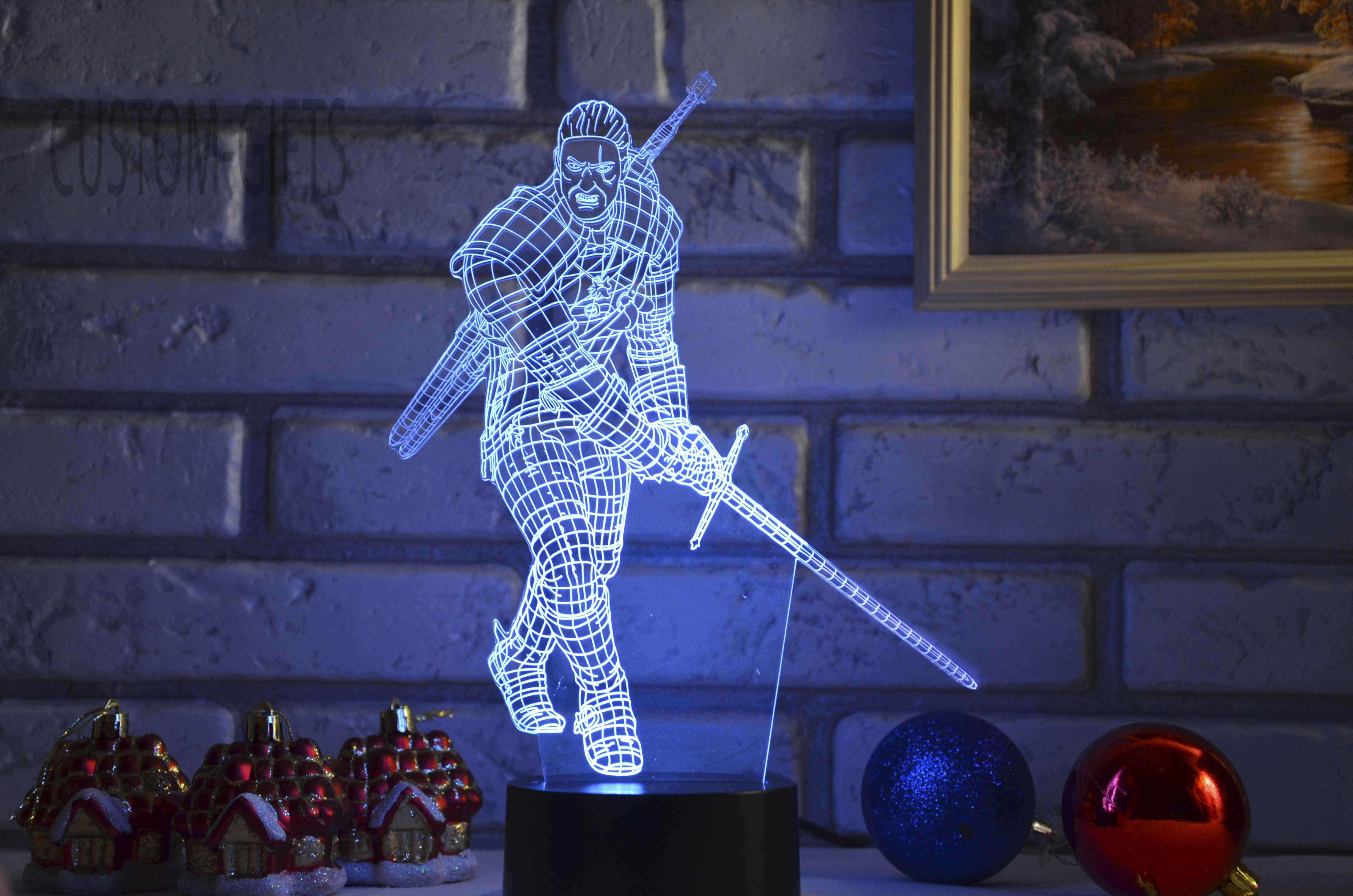 3Д Лампа по индивидуальному дизайна 009