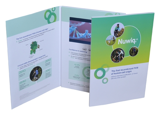 Видеобуклет с Логотипом (экран 5 дюймов) 4340