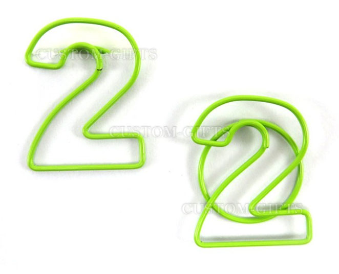 Скрепка с логотипом Цифры и Буквы (C001)