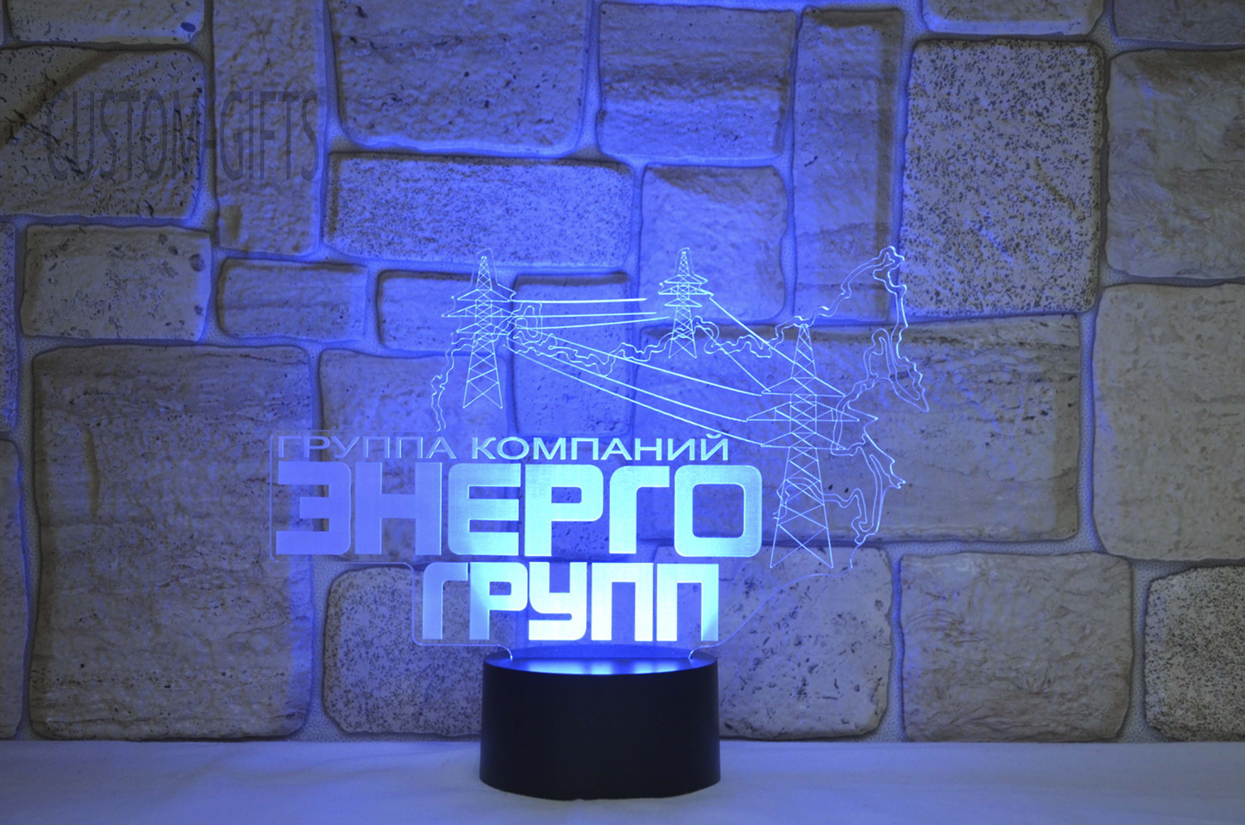 3Д Лампа по индивидуальному дизайна 003