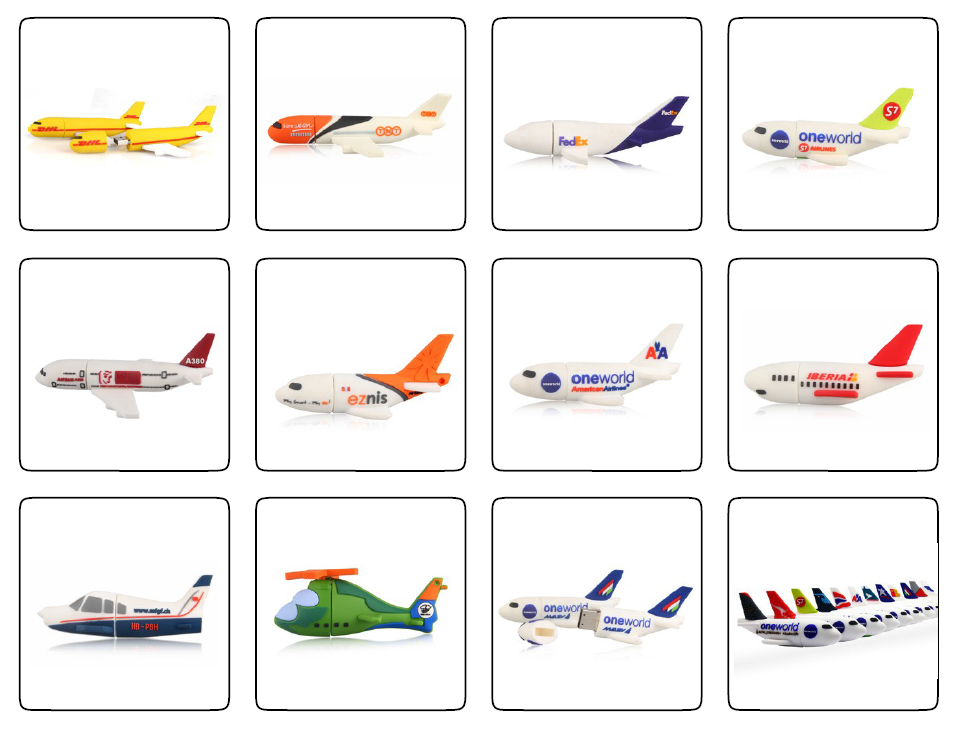 Флешка ПВХ (индивидуального дизайна)  8002