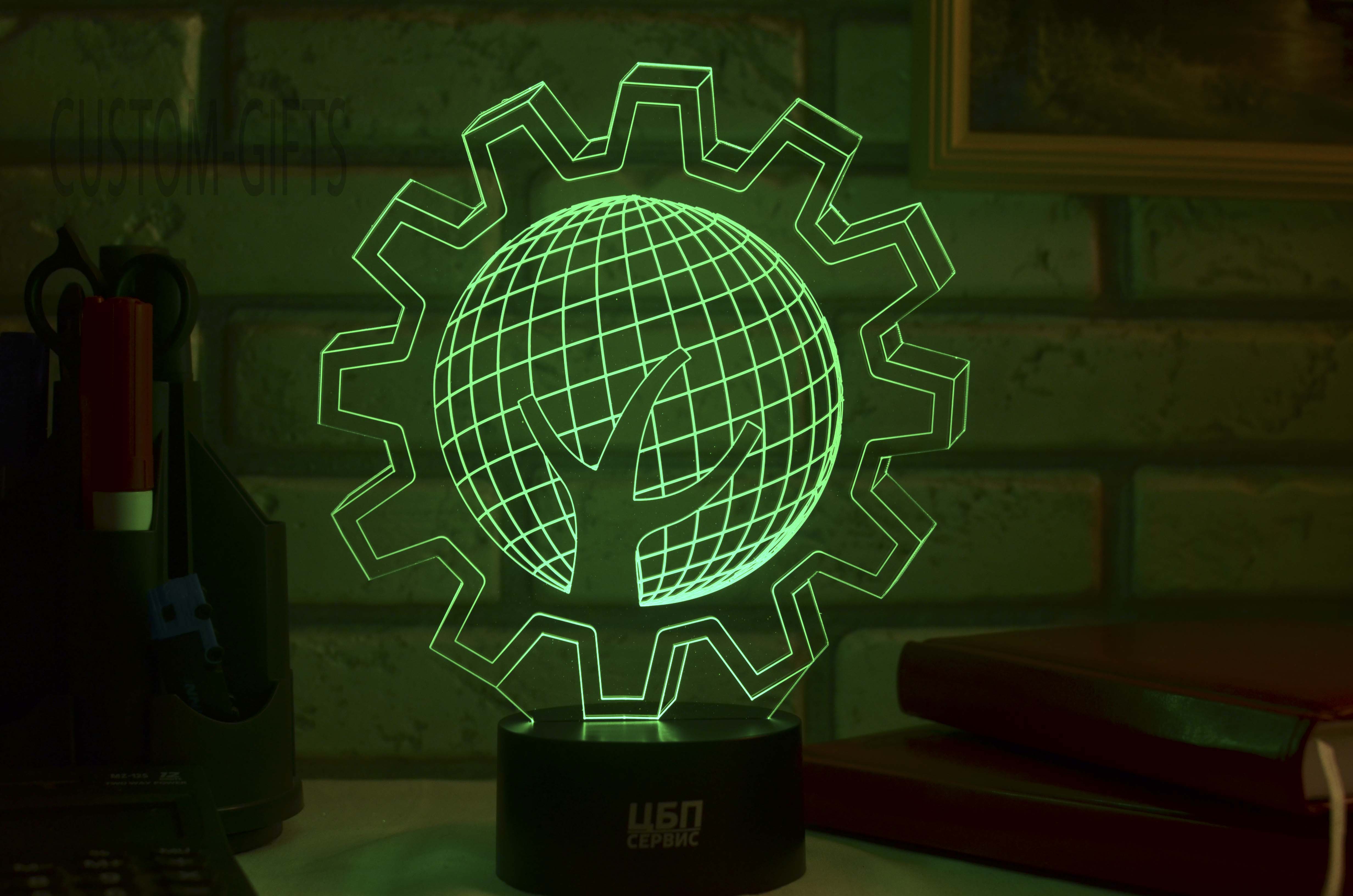 3Д Лампа по индивидуальному дизайна 015