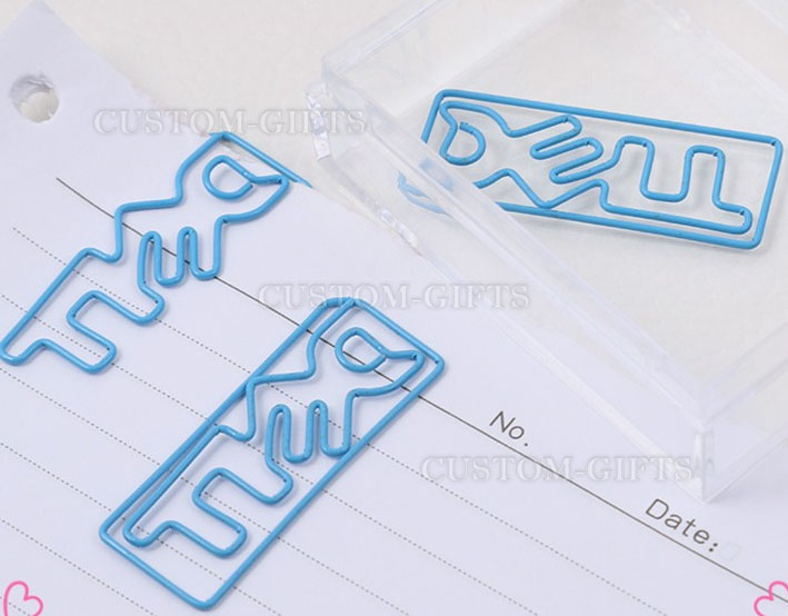 Скрепка с логотипом по Индивидуальному дизайну (S017)