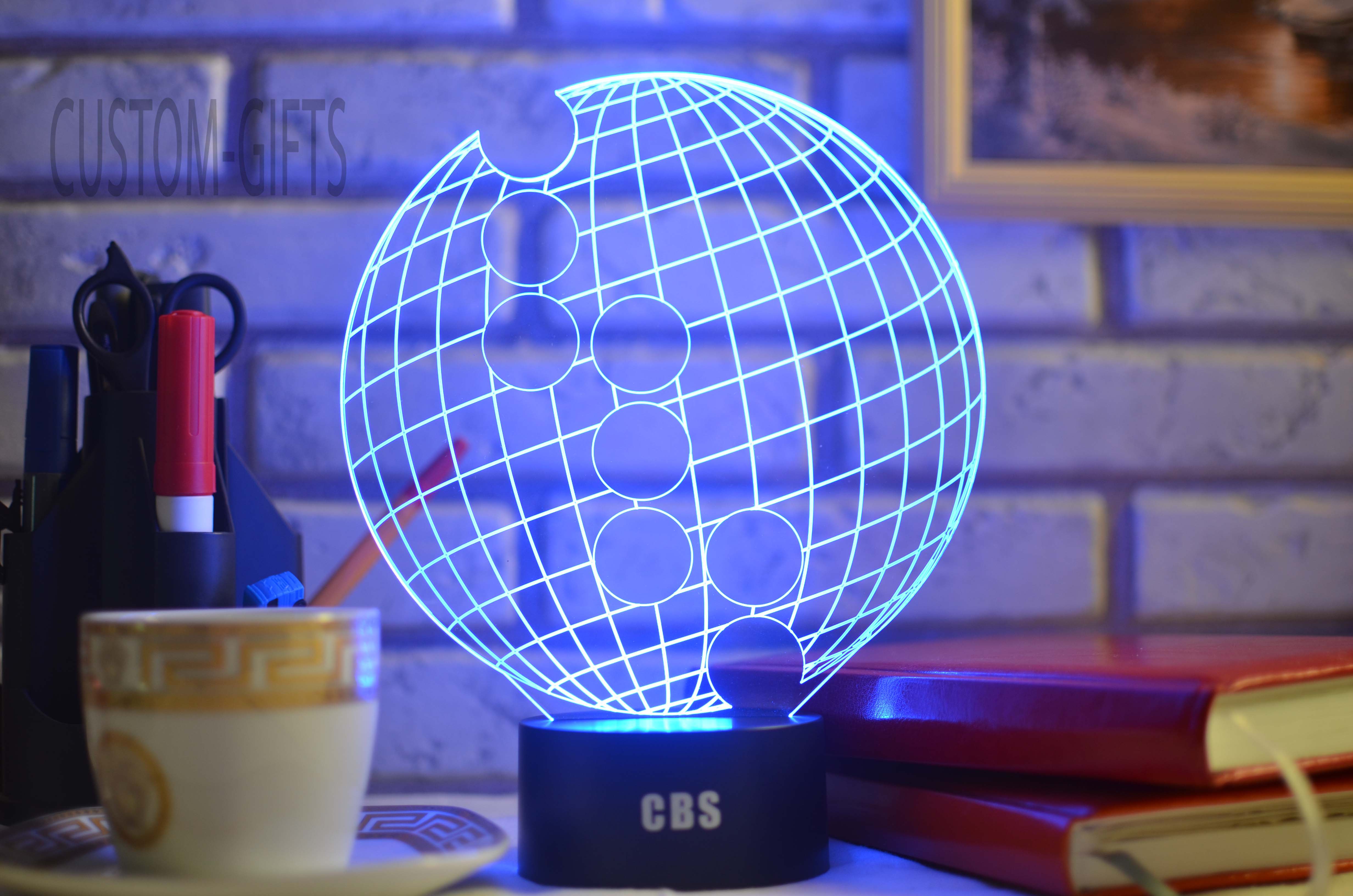 3Д Лампа по индивидуальному дизайна 019