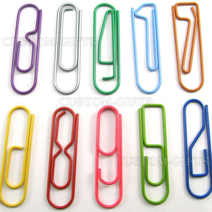 Скрепка с логотипом Цифры и Буквы (C007)