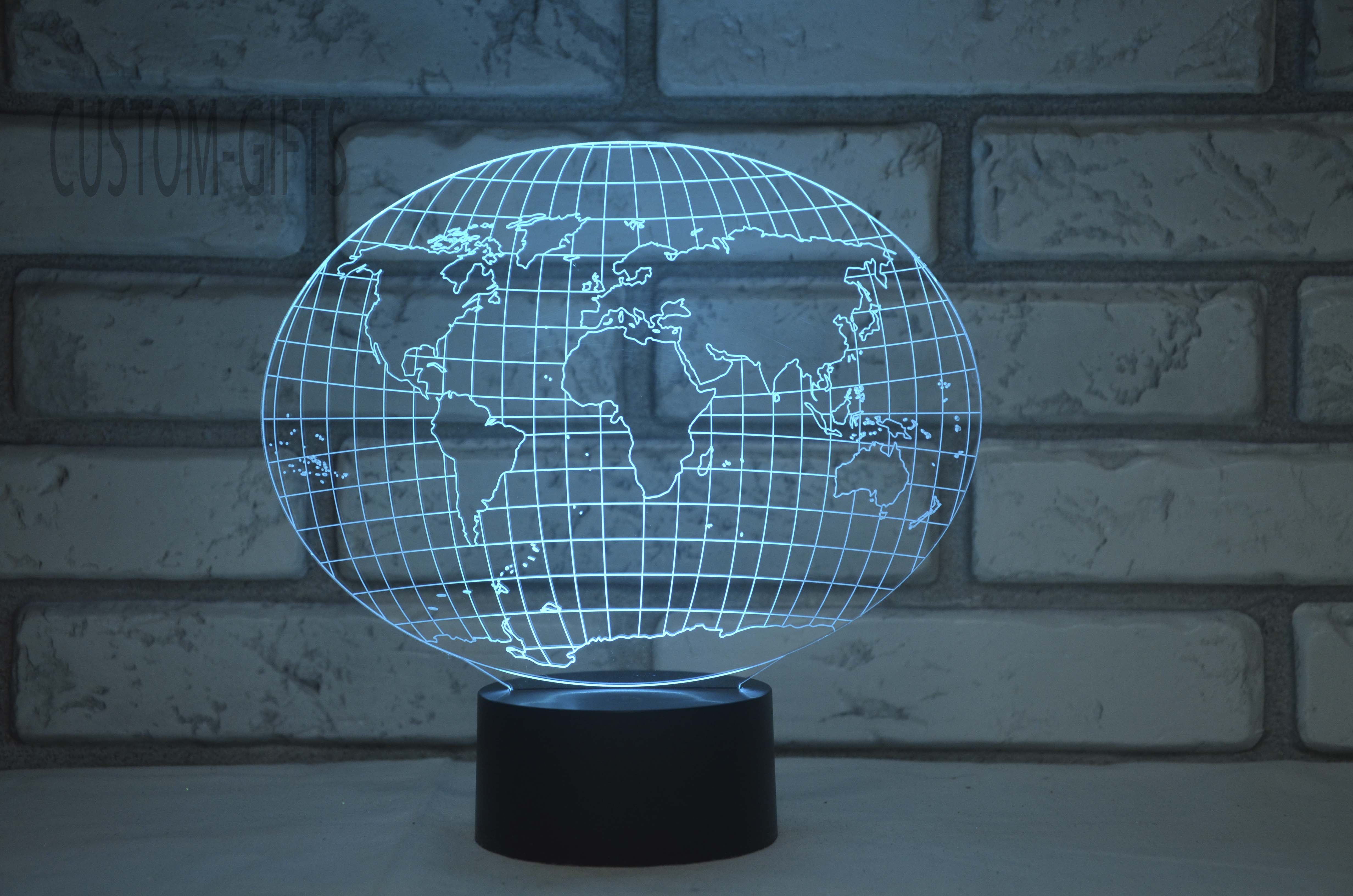 3Д Лампа по индивидуальному дизайна 013