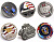 Все значки и медали с логотипом